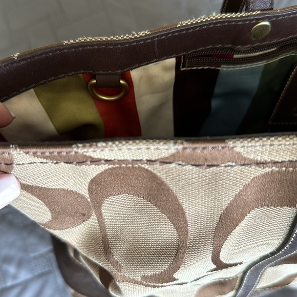 Coach See logo small to medium tote. Shows somewhere on the inside and outside. - Picture 3 of 3